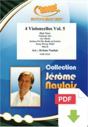4 Violoncellos Vol. 5 - Jérôme Naulais (Arr.)
