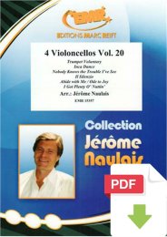 4 Violoncellos Vol. 20 - Jérôme Naulais (Arr.)