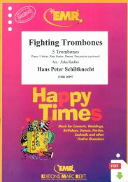 Fighting Trombones - Hans Peter Schiltknecht - Jirka Kadlec