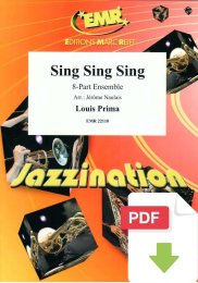 Sing, Sing, Sing - Louis Prima - Jérôme Naulais