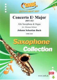Concerto Eb Major - Johann Sebastian Bach - Klemens Schnorr