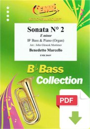 Sonata N° 2 in E minor - Benedetto Marcello - John...