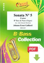 Sonata N° 5 in D minor - Johann Ernst Galliard - John...