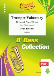 Trumpet Voluntary - John Travers - Colette Mourey