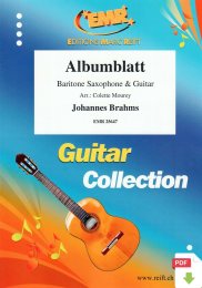 Albumblatt - Johannes Brahms - Colette Mourey