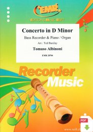 Concerto in D Minor - Tomaso Albinoni - Ted Barclay