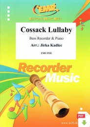 Cossack Lullaby - Jirka Kadlec (Arr.)