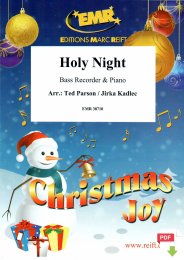Holy Night - Ted Parson - Jirka Kadlec (Arr.)