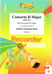 Concerto D Major - Johann Sebastian Bach - Klemens Schnorr