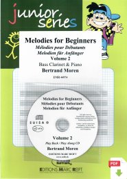 Melodies for Beginners Volume 2 - Bertrand Moren