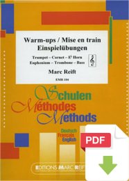 Warm Up - Einspielübung - Mise en train - Marc Reift