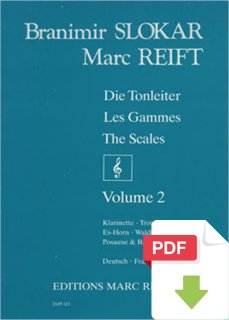 Tonleitern - Gammes - Scales Vol. 2 - Branimir Slokar - Marc Reift