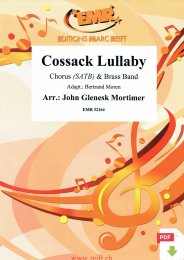 Cossack Lullaby - John Glenesk Mortimer (Arr.)