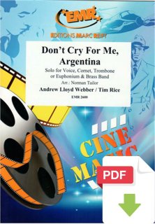 Dont Cry For Me, Argentina - Andrew Lloyd Webber - Norman Tailor