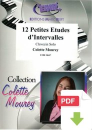 12 Petites Etudes dIntervalles - Colette Mourey