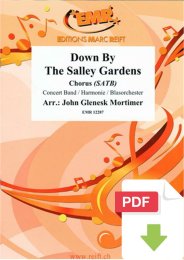 Down By The Salley Gardens - John Glenesk Mortimer (Arr.)