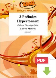 3 Préludes Hypertonaux - Colette Mourey
