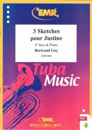 3 Sketches pour Justine - Bertrand Gay