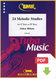 24 Melodic Studies - Oskar Böhme