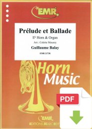 Prélude et Ballade - Guillaume Balay - Colette Mourey