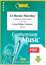 12 Heroic Marches - Georg Philipp Telemann - Jan Valta
