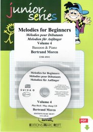 Melodies for Beginners Volume 4 - Bertrand Moren