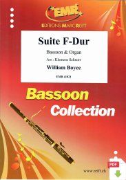 Suite F-Dur - William Boyce - Klemens Schnorr