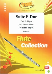 Suite F-Dur - William Boyce - Klemens Schnorr