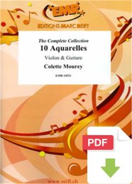 10 Aquarelles - Colette Mourey