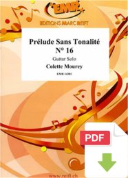 Prélude Sans Tonalité N° 16 - Colette...