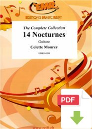 14 Nocturnes - Colette Mourey