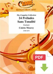 24 Préludes Sans Tonalité - Colette Mourey