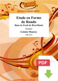 Etude en forme de Rondo - Colette Mourey