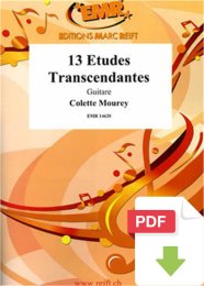 13 Etudes Transcendantes - Colette Mourey