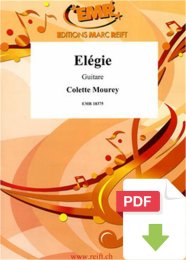 Elégie - Colette Mourey