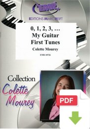 0,1,2,3... My Guitar First Tunes - Colette Mourey