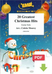 20 Greatest Christmas Hits - Colette Mourey (Arr.)