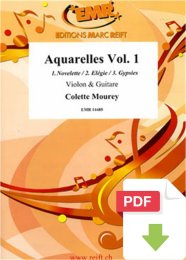 Aquarelles Vol. 1 - Colette Mourey