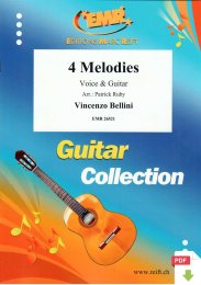 4 Melodies - Vincenzo Bellini - Patrick Ruby