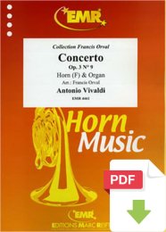 Concerto Op. 3 N° 9 - Antonio Vivaldi - Francis Orval