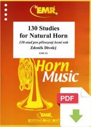 130 Studies for Natural Horn - Zdenek Divoký