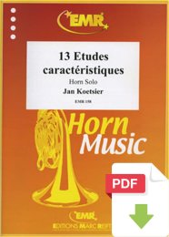 13 Etudes Caractéristiques - Jan Koetsier