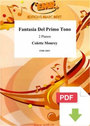 Fantasia Del Primo Tono - Colette Mourey