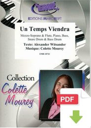 Un Temps Viendra - Alexander Witsander - Colette Mourey