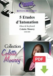 5 Etudes dIntonation - Colette Mourey