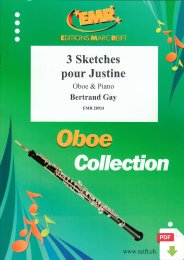 3 Sketches pour Justine - Bertrand Gay