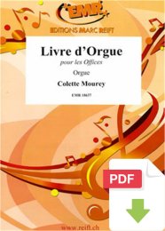 Livre dOrgue - Colette Mourey
