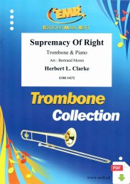 Supremacy Of Right - Herbert L. Clarke - Bertrand Moren