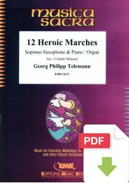 12 Heroic Marches - Georg Philipp Telemann - Colette Mourey