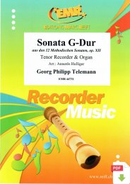 Sonata G-Dur - Georg Philipp Telemann - Annerös...